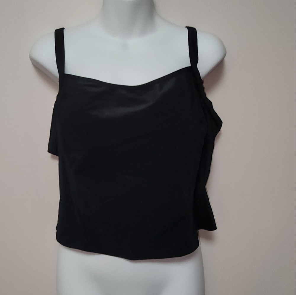 Krista Tankini Black Swim Top 22W/42